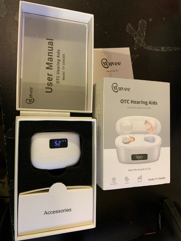 Photo 1 of OTC Hearing Aids for Seniors, Hearing Amplifiers Devices Rechargeable with Noise Cancelling, Superior Sound Quality for Women Men Hearing Loss, Auto On/Of