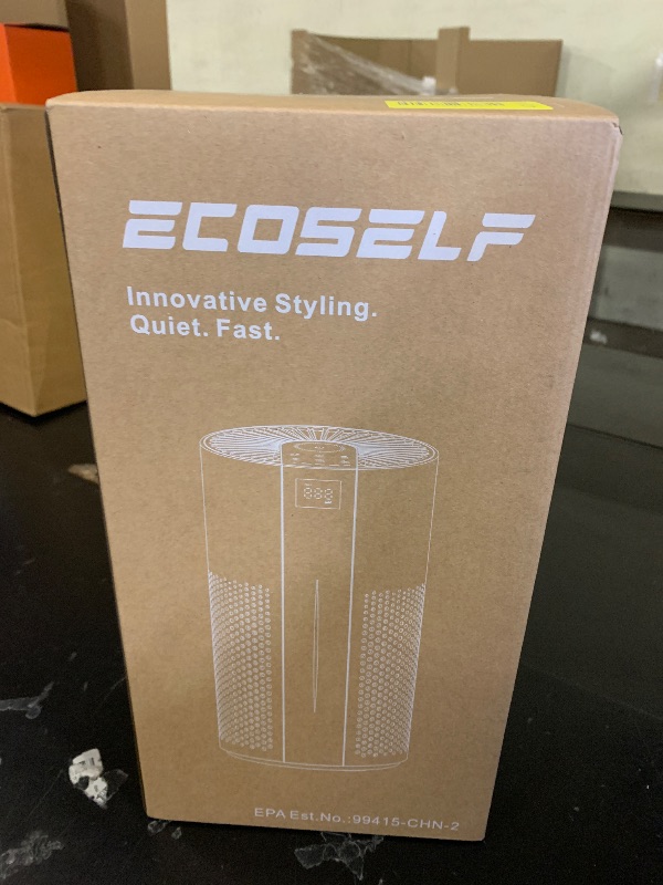 Photo 1 of ECOSELF Air Purifiers for Home Large Room up to 1800 Ft², Air Purifiers for Bedroom 360° Air Intake with Smart Auto Mode, HEPA Air Purifier, Air Cleaner for Smoke PoIIen Pet Dander, HAP609