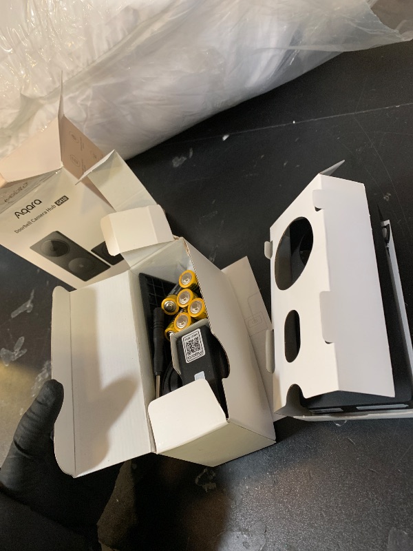 Photo 1 of Aqara Smart Doorbell Camera G410 with Chime, 2K, HomeKit Secure Video, 2-Way Audio, Built-in Matter Hub, Wireless/Wired, Supports Apple Home, Alexa, Google, Home Assistant, 2.4G/5GHz Wi-Fi, Black