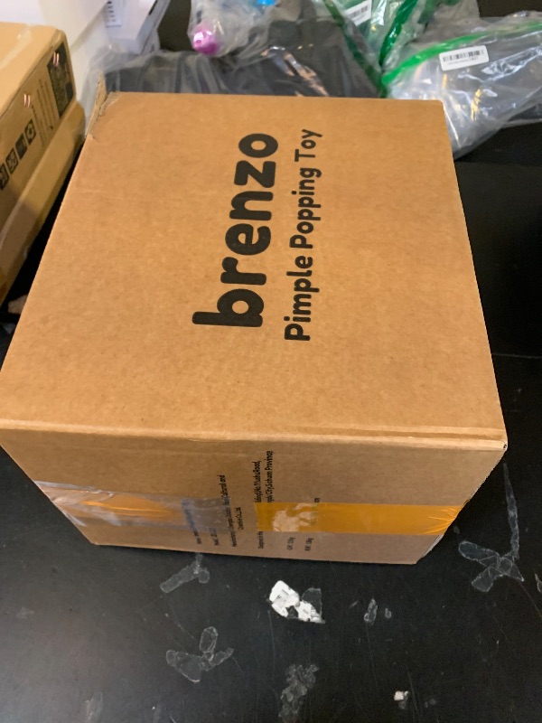 Photo 1 of brenzo 2026 New Refillable Pimple Popping Toy – Big Head Squeeze Toy with Golden Hair for Stress & Anxiety Relief, Realistic Pus Burst Fidget Toy, Funny Gag Gift for Adults