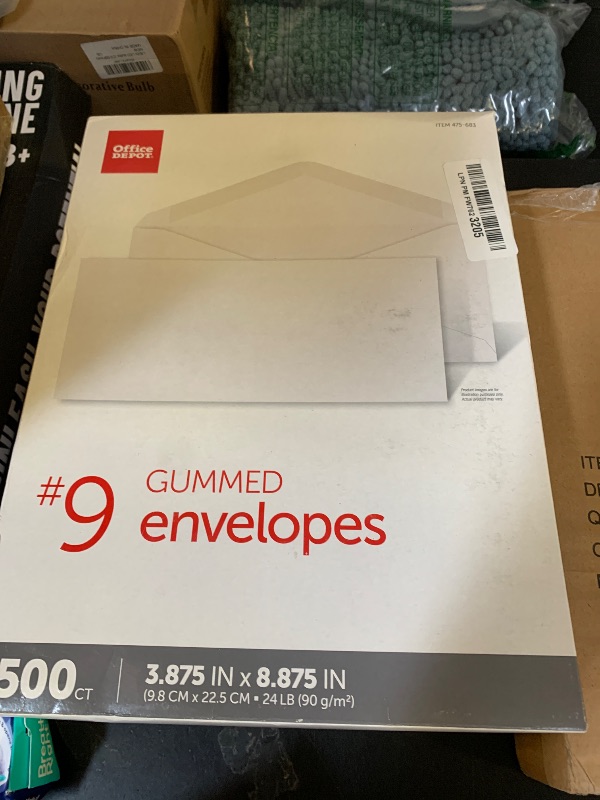 Photo 1 of #10 Envelopes Letter Size Self Seal | 500 Business Mailing Security Peel and Sealing Envelope | 100% Tinted | no 10 White Windowless Legal Regular Plain Envelops Pack | 4-1/8 x 9-1/2 Inches | 24 LB