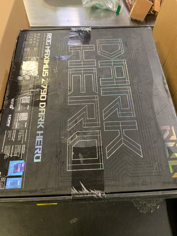 Photo 1 of ASUS ROG Maximus Z790 Dark Hero (WiFi 7) LGA 1700(Intel 14th &13th&12th Gen) ATX Gaming Motherboard(PCIe 5.0x16, 5xM.2 Slots,DDR5,2X Thunderbolt 4 Ports, USB Type-C Front-Panel)