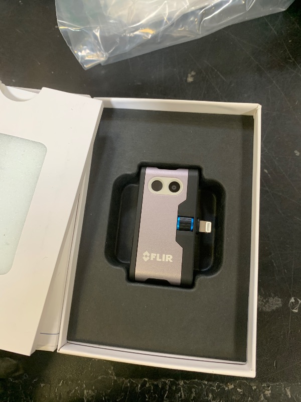 Photo 1 of Flir One - Thermal Imaging Camera for iOS Smartphones (iPhone 14 and Older w/Lightning Port), 240x180 Super Resolution (80x60 Native IR)