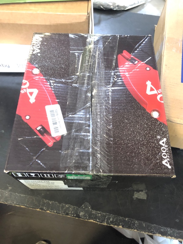 Photo 1 of AOOA Aluminum Red Caliper Covers Fits 2011-2023 Dodge Charger/Challenger GT/RT (Front Double Piston)