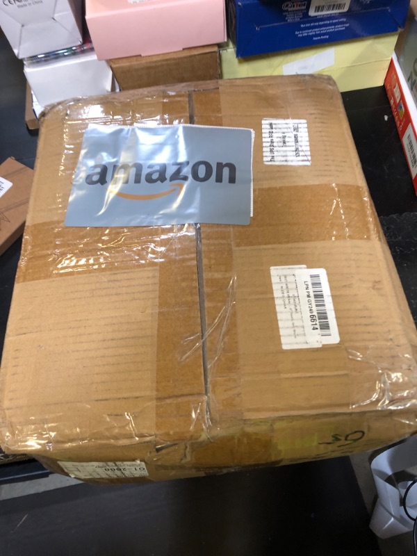 Photo 1 of BESTSWEETIE 8ft Area Rug Washable Rugs for Living Room, No Pile Boho Carpet for Entryway Bedroom Dinning Room, Vintage Carpet Print Distressed Non-Slip, 96" Round, Grey Brown