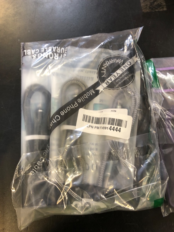 Photo 1 of [Apple MFi Certified] iPhone Charger Fast Charging 3-Pack 3FT Lightning Cable Nylon Braided iPhone Charger Cord Compatible with iPhone 14 13 12 11 Pro Max XR XS X 8 7 6 Plus SE iPad and More 3FT