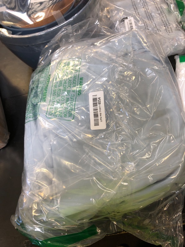 Photo 1 of Miracle Made Breathable Cotton Bed Sheets, 4-Piece Set – Silver-Treated, Soft and Cool-to-the-Touch Lightweight Bedding Designed for Hot Sleepers – King Size, Sky Blue