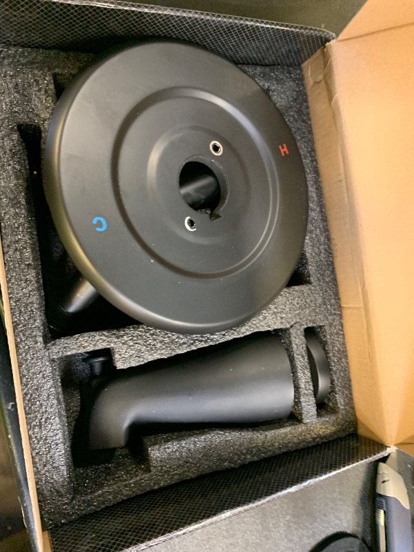 Photo 1 of Replacement for Moen Shower Faucet Trim Kit, Shower Arm, Shower Handle& Tub Spout, (Valve& Catridge Not Inclued), Matte Black