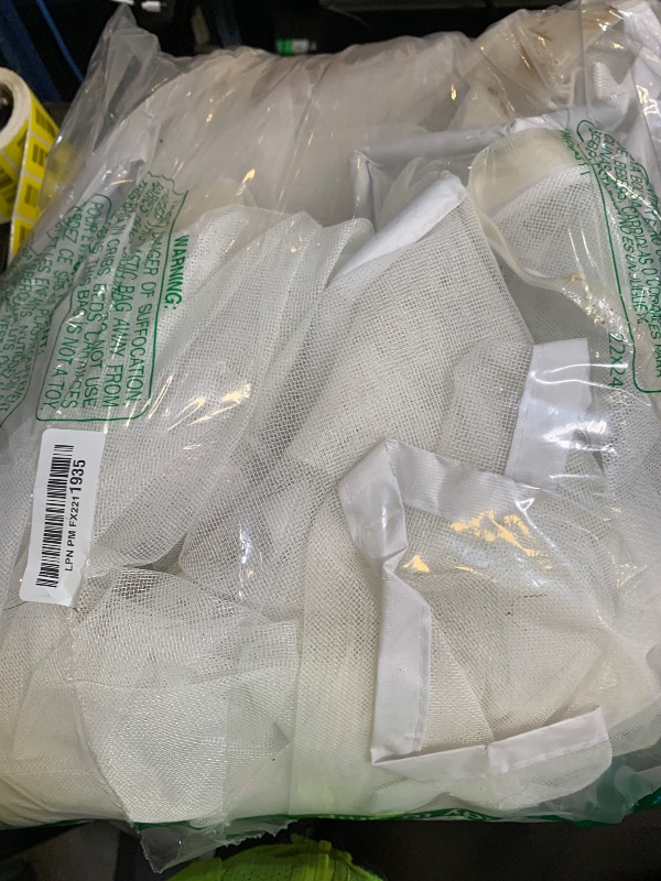 Photo 1 of Magnetic Garage Door Screen 16x8ft Mesh Net Curtain, Pets friendly, Retractable Fiberglass doors Cover Closure for Carport Patio sunroom balcony porch gazebo backyard greenhouse RV (White, for 16x8ft)