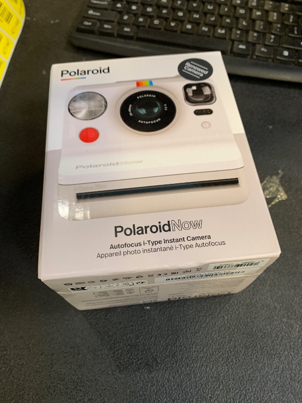 Photo 1 of Polaroid Now I-Type Instant Camera - White (Renewed Premium)