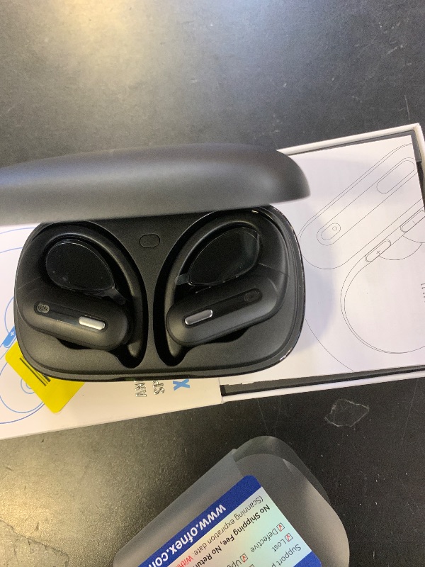 Photo 1 of Active Noise Cancelling Wireless Earbuds Bluetooth Headphones 90 Hrs Playtime Ear Buds with Hi-Res Stereo Deep Bass Power Display Earphones with Earhooks Waterproof Transparency Headset for Sports/Gym