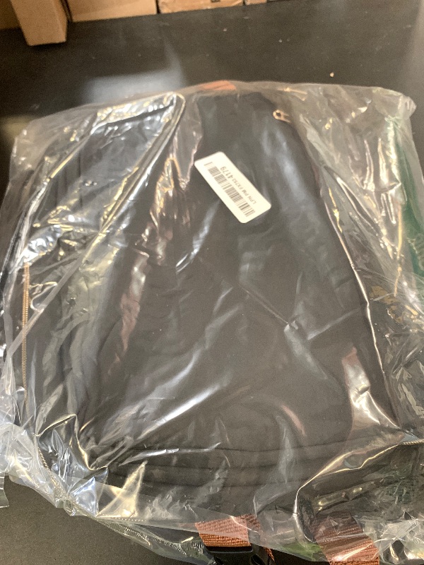 Photo 1 of HOTOR Travel Backpack for Women - Large 15.6inch Laptop Computer Bag Water-Resistant Carry on Backpack Flight Approved Personal Item Travel Bag for Work, Business, College, Black, 13.0" x 7.9" x 17.3"