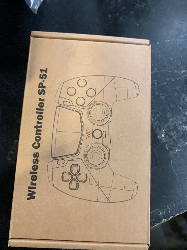 Photo 1 of BETMI Wireless Controller for PS-5/Pro/Slim/PC,Bluetooth Gaming Controller with Hall Joysticks/LED Channel Light/Turbo/6-Axis Gyro/Dual Vibration/Touchpad/3.5mm TRRS Audio Jack/Speaker Function(Black)