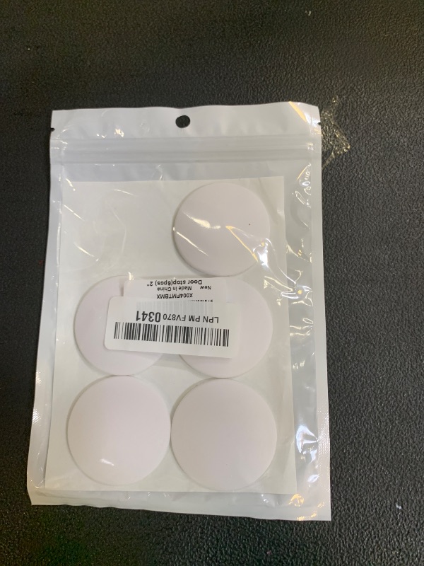 Photo 1 of Door Stoppers (6 Pcs) Door Stops Wall Protector. 2" White Silicone Door Bumpers with Strong Thickened Adhesive of Rubber Knob, Round Wall Shield Cushion. Door Knob Wall Protector,Anti-Collision Pad