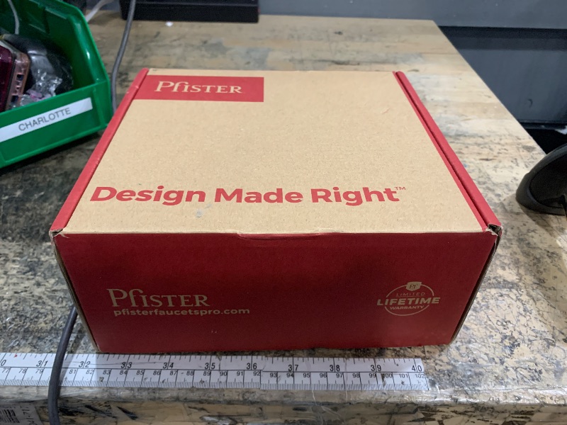 Photo 1 of **FOR PARTS ONLY**
Pfister R89-1DAB R891DAB Valve Only Trim, Matte Black