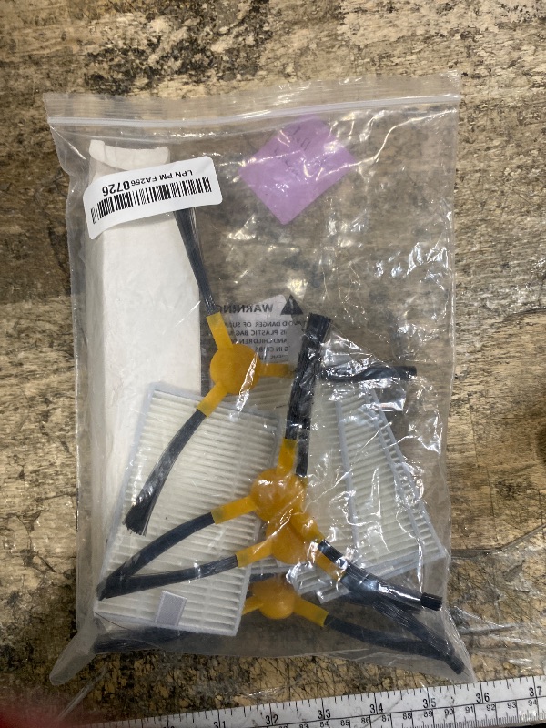 Photo 1 of 1 Main Brush 4 6 Side Brushes Replacement Kit for bObsweep for PetHair for SLAM Robot Vacuum Cleaner