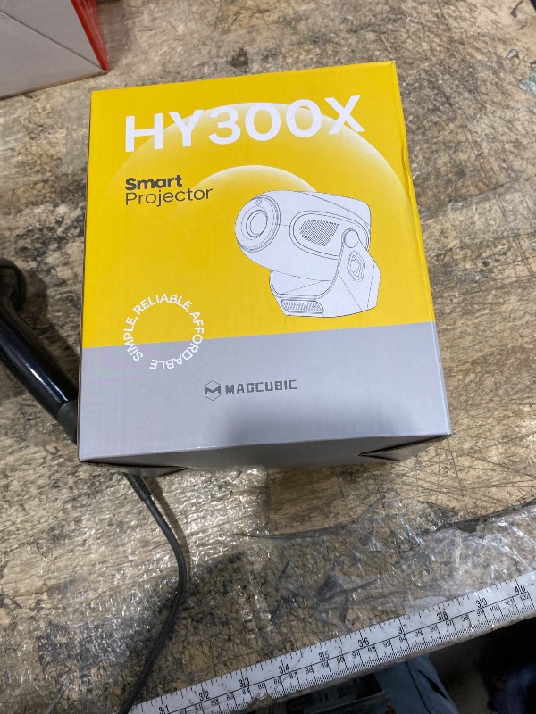 Photo 1 of ?Electric Focus?Projector with WiFi 6 and Bluetooth 5.0, Mini Portable Native 720P with 4K Support, Smart Proyector Built in Android 14, Auto Vertical Keystone, Home Movie Projectors for Outdoor