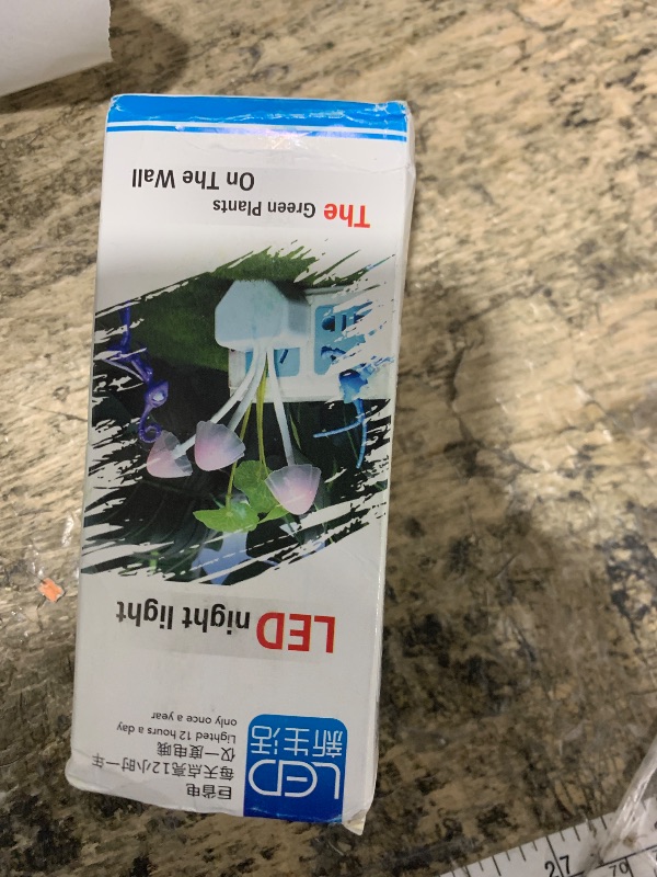 Photo 1 of [2 Pack] UTLK Plug in LED Mushroom Night Light Lamp with Dusk to Dawn Sensor, Cut Color Changing Bed Nightlight LED Wall Light