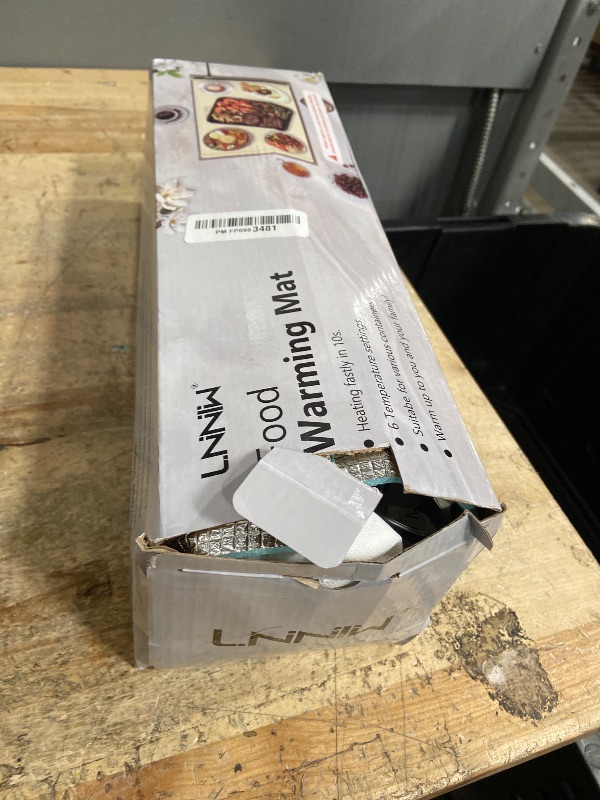 Photo 1 of ***(STOCK PHOTO FOR REFERENCE ONLY/ ITEM WILL DIFFER IN COLOR)***Food Warming Mat with Heat-Resistant Pad, 26X15 Inch, 6 Temperature & 6 Timer Settings, Child Lock Safety,Food Warmer Chafing Dishes for Buffet,Gatherings,Parties,Everyday Use