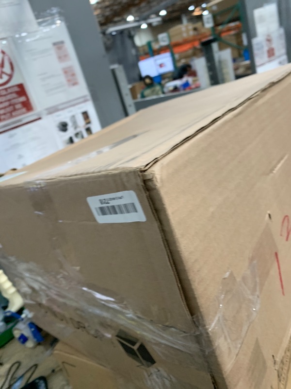 Photo 1 of **Only one** IRIS USA Dog Food Storage Container, 2 Pack, Up to 30 lbs Each, Airtight Seal for Freshness, Wheels for Rolling, Easy One Hand Opening, Made in USA, BPA Free, Clear/Black