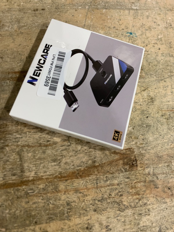 Photo 1 of [Upgrade] HDMI Switch 3 in 1 Out, 4K@60Hz HDMI 2.0 Switch Splitter with 2.6FT Long HDMI Cable, 3-Port HDMI Switcher Selector, Supports 4K 30Hz 3D 1080P HDCP2.2 for PS5 Xbox DVD Player Fire Stick PC