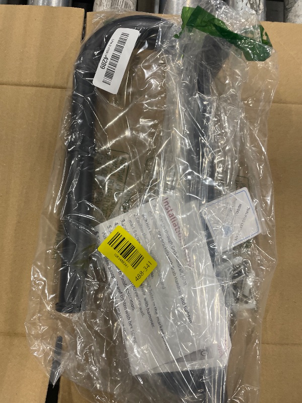 Photo 1 of ???????? Toilet Grab Bars 16 Inch - Toilet Paper Holder Grab Bar Stainless Steel Knurled Toilet Grab Bars for Seniors Bathtub Bathroom Rails for Elderly Bath Safety Balance Support, Black