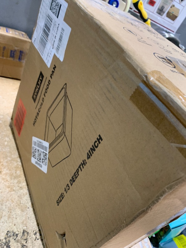 Photo 1 of 1/3 Size&4 Inch Translucent NSF Food Pan: 9 PCS[Total Seal] [Hot&Cold Resistant] Food Storage Containers with Lids, Topping Salad Bar Container (BPA-FREE)