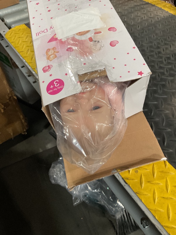 Photo 1 of ***STOCK PHOTO FOR REFERENCE ONLY**
WOOROY Realistic Reborn Baby Doll - 20 Inch Lifelike Reborn Baby Girl with Open Eyes in Pink Plush Outfit, Handmade Collectible Gift with Accessories for Kids 3+