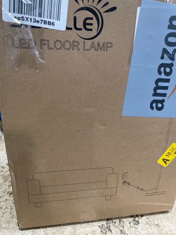 Photo 1 of SIBRILLE 36W LED Tree Floor Lamp, Dimmable Tall Standing Lamp with Remote & Touch Control, 4 Color Temperatures Bright Floor Lamp, 3 Rotatable Light Modern Floor Lamps for Living Room Bedroom Office