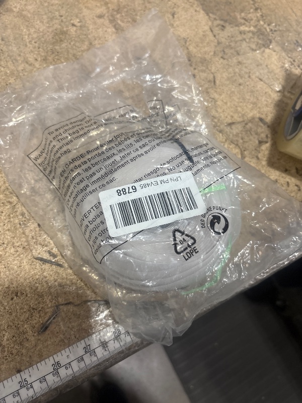 Photo 1 of 1 Inch x 26 Feet Hook and Loop Tape Sticky Back Fastener Roll, Nylon Self Adhesive Heavy Duty Strips Fastener for Home Office School Car and Crafting Organization