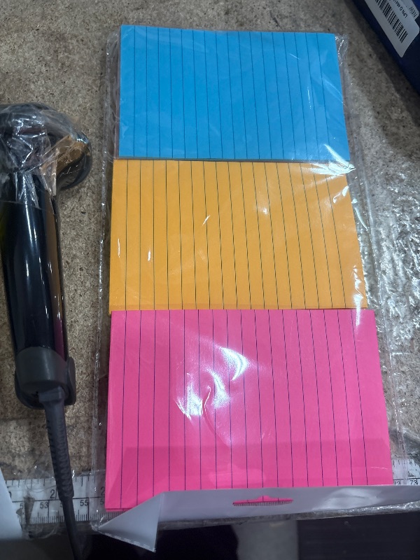 Photo 1 of (15 Pads) Lined Sticky Notes 4x6 in Post, 7 Bright Colors with Lines Self-Stick Note Pad it, Strong Adhesive, Big Rectangular Sticky Pads for Office, Home, School, Meeting