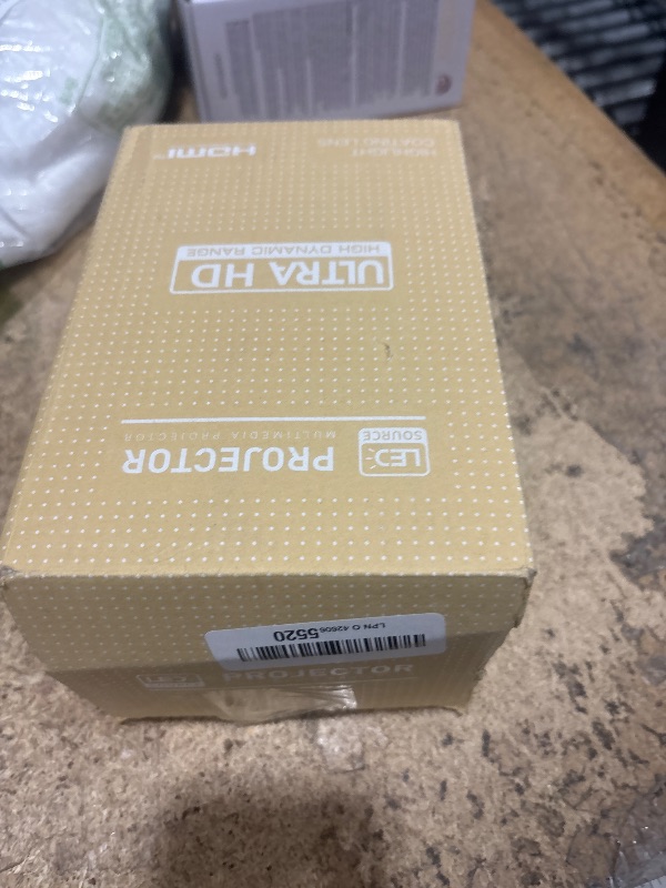 Photo 1 of [Auto Keystone]HY300Pro Portable Mini Projector with Wi-Fi Bluetooth USB HDMI, Full HD 1080P 4K Support, Built-in Android Netflix & YouTube Ready, Home movie theater, Kids Gift,Phone & PC Mirroring