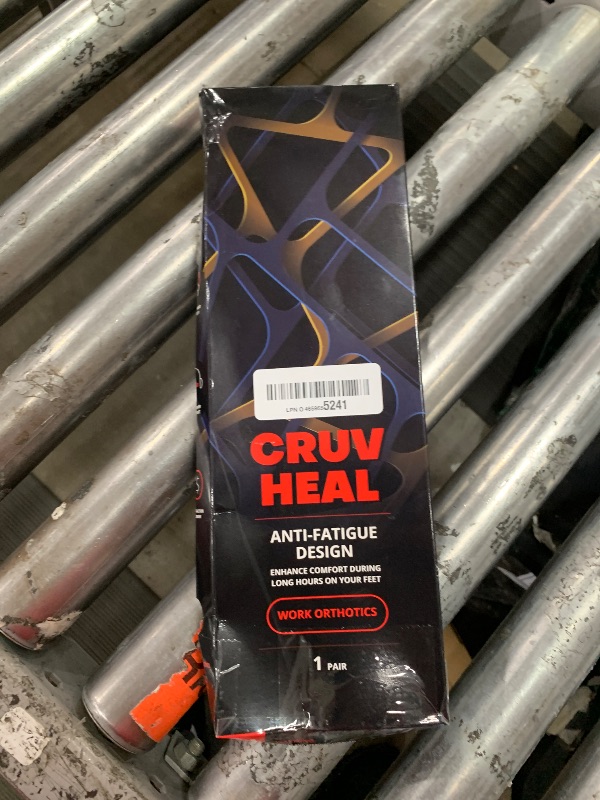 Photo 1 of (New) Work Orthotic Insoles - Anti Fatigue Medium Arch Support Shoe Insert Men Women - Plantar Fasciitis Flat Feet - Relieve Foot Pain - Work Boot Insoles Standing All Day (XL, Blue)