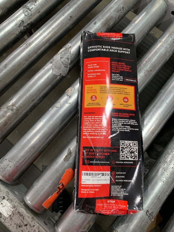 Photo 1 of (New) Work Orthotic Insoles - Anti Fatigue Medium Arch Support Shoe Insert Men Women - Plantar Fasciitis Flat Feet - Relieve Foot Pain - Work Boot Insoles Standing All Day (XL, Blue)