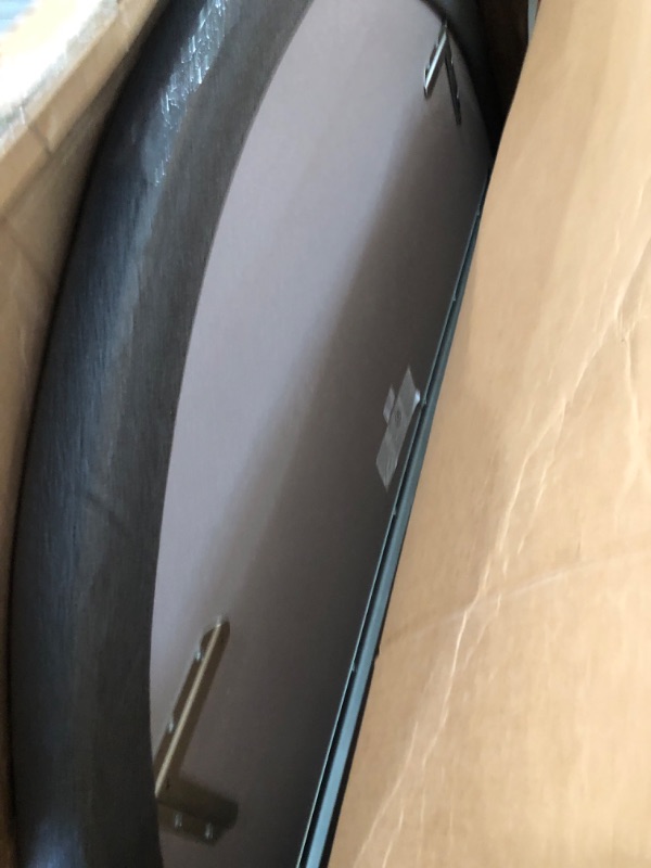 Photo 1 of *************MISSING THE TABLE LEGS************
Factory Direct Partners 10087-GYGN Mobile Kidney Activity School and Office Table (48" x 72"), Super Legs with Glides and Casters, Adjustable Height 19-30" - Gray Top and Blue Edge