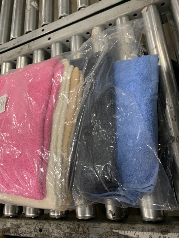 Photo 1 of **Only 5** KAHAF COLLECTION Pack of 6 Bath Towels Set 27 x 54 Inches, 100% Cotton, Larger & Lighter Weight, Quicker to Dry (Multi Color, Pack of 6 (27''x54'')