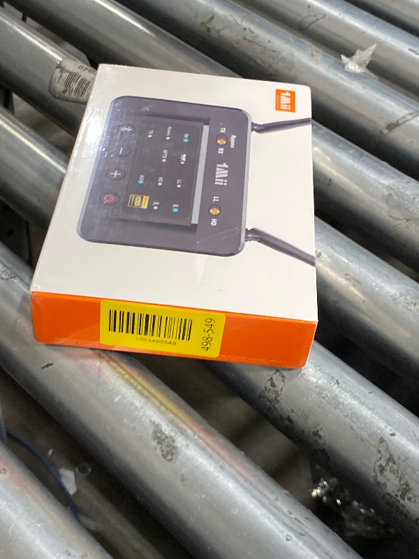 Photo 1 of (Factory sealed)....1Mii B03Pro Bluetooth 5.3 Transmitter Receiver for Home Stereo TV, HiFi Wireless Audio Adapter with Audiophile DAC & aptX Low Latency/HD/Adaptive, Long Range, Optical RCA AUX 3.5mm Outputs/Inputs