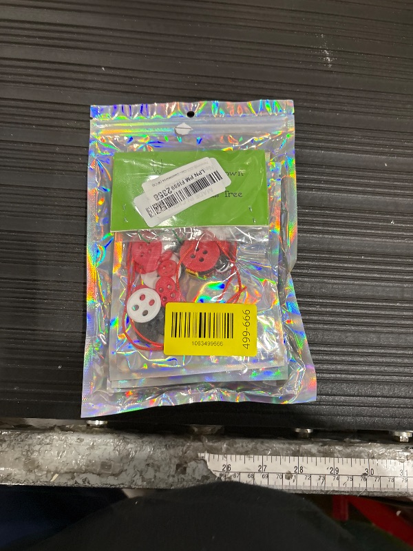 Photo 1 of Faneswalk DIY Christmas Button Ornament Making Set,Craft Buttons Kit with Christmas Snowman/Santa/Angel/Tree,Fun Holiday Decorations for All Ages, for Xmas Tree Hanging Decorations (4PCS)