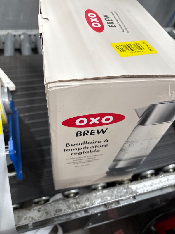 Photo 1 of ***TESTED FOR POWER ONLY*** OXO Brew Adjustable Temperature Kettle, Electric, Clear