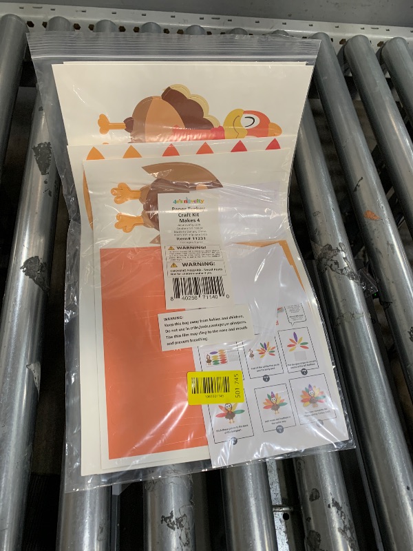 Photo 1 of 4E's Novelty Turkey Craft Kit, 4 Pcs Thanksgiving Crafts Kits for Kids, Thankful Turkey Activity Turkeys Arts and Crafts Friends Giving Kids Craft