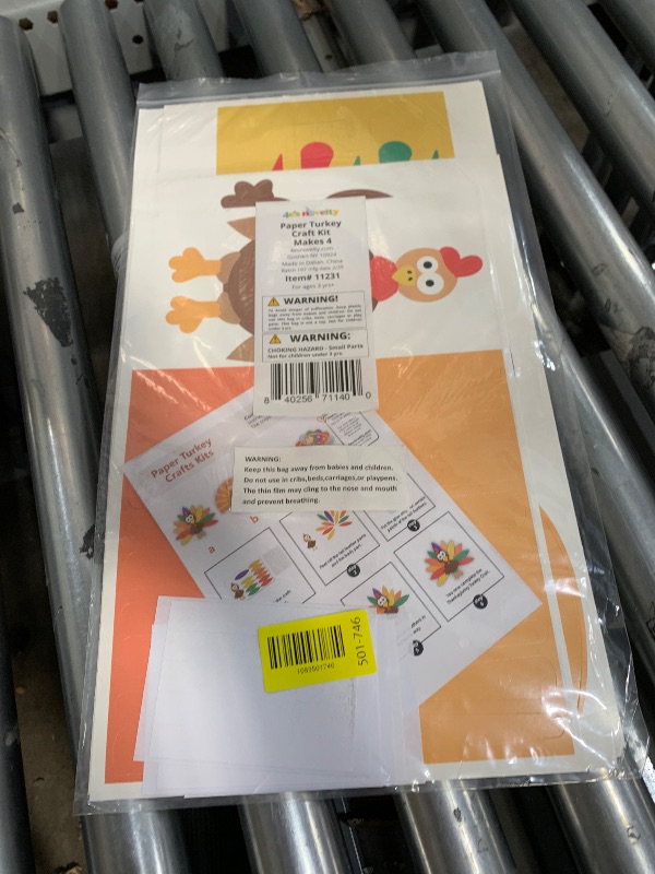 Photo 1 of 4E's Novelty Turkey Craft Kit, 4 Pcs Thanksgiving Crafts Kits for Kids, Thankful Turkey Activity Turkeys Arts and Crafts Friends Giving Kids Craft