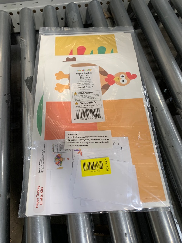 Photo 1 of 4E's Novelty Turkey Craft Kit, 4 Pcs Thanksgiving Crafts Kits for Kids, Thankful Turkey Activity Turkeys Arts and Crafts Friends Giving Kids Craft