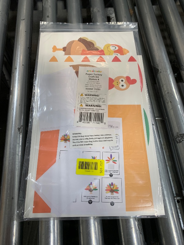 Photo 1 of 4E's Novelty Turkey Craft Kit, 4 Pcs Thanksgiving Crafts Kits for Kids, Thankful Turkey Activity Turkeys Arts and Crafts Friends Giving Kids Craft
