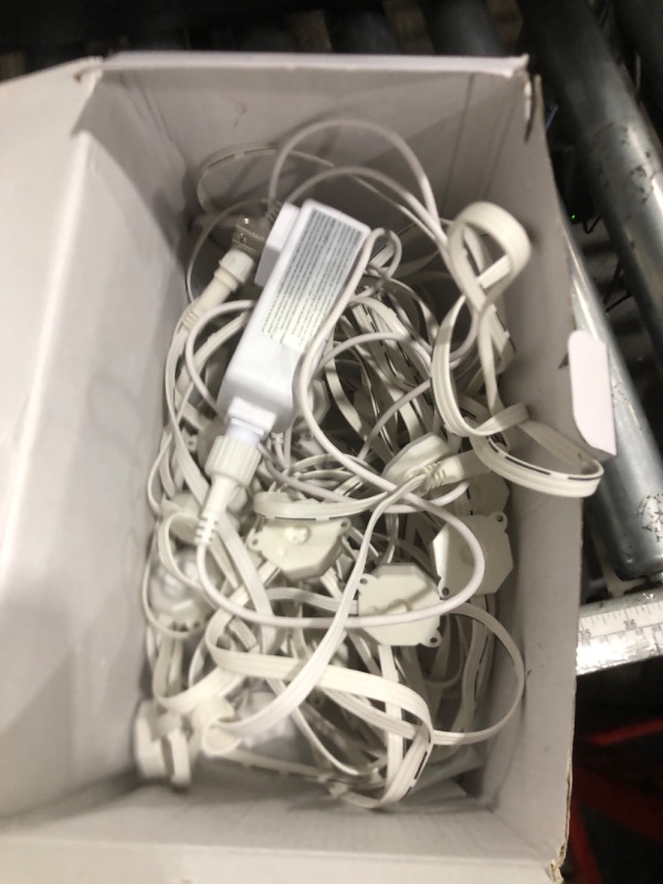 Photo 1 of Smart Permanent Outdoor Lights for House, 200ft with 96 Smart AI RGB+IC Holiday Lights Outdoor, 98 Scene for Halloween Christmas All Holiday Decor, IP67 Waterproof Work with Alexa, Google Assistant