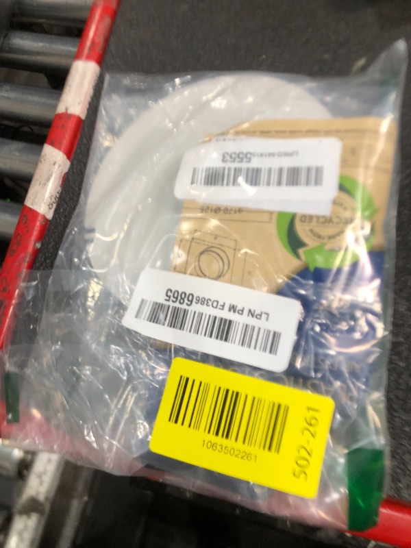 Photo 1 of 5" Inch Duct Connector Flange with Backdraft Damper - Plastic Straight Pipe Flange for Heating Cooling - Inlet Outlet Ventilation System - Ducting Coupling Wall Plate - Assembly Joint (125mm)