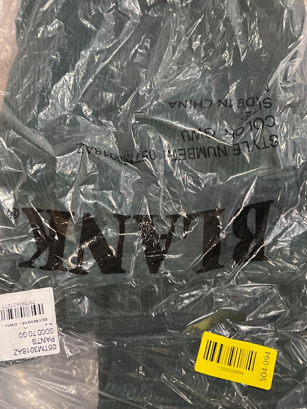 Photo 1 of [BLANKNYC] Womens Baxter Rib Cage High Rise Straight Leg Corduroys Pants, Good to Go, 24-25 US