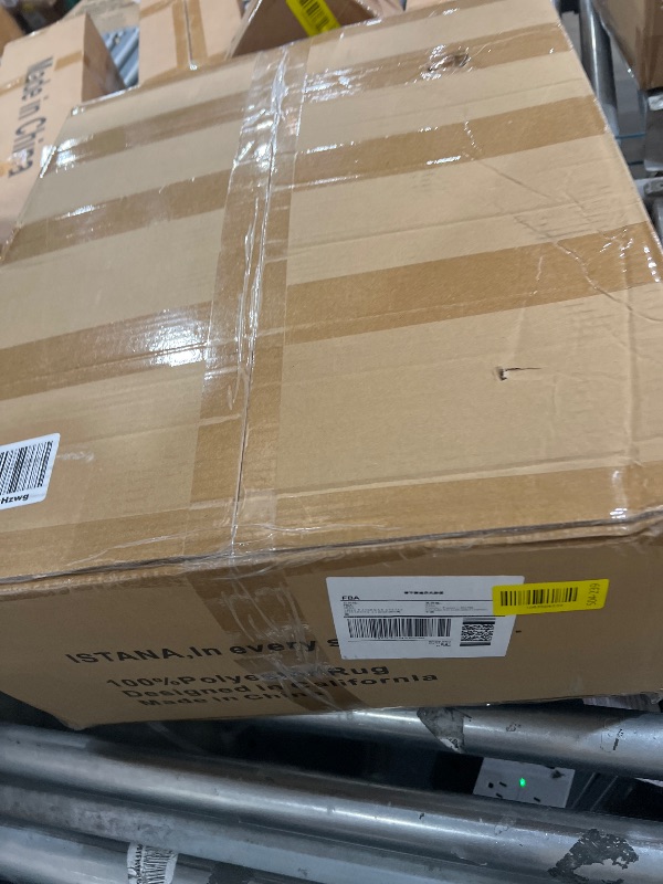 Photo 3 of Istana Rugs 9x12 - Charcoal Olive Bedroom Rug - Washable Area Rugs 9x12 Living Room - Stain Resistant Machine Washable Rugs - Eco-Friendly Dining Room Area Rug - 9 x 12 Area Rugs for Living Room