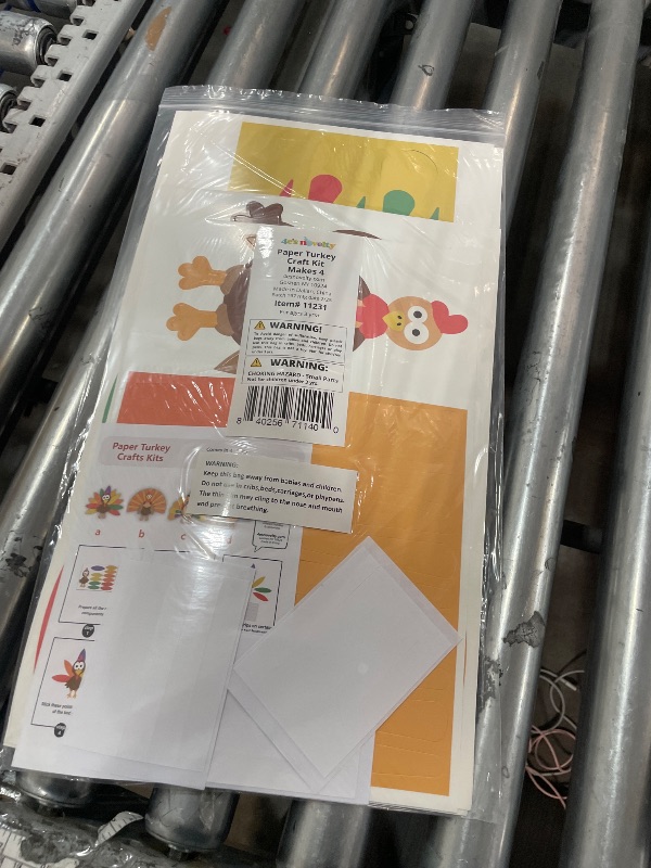 Photo 1 of 4E's Novelty Turkey Craft Kit, 4 Pcs Thanksgiving Crafts Kits for Kids, Thankful Turkey Activity Turkeys Arts and Crafts Friends Giving Kids Craft