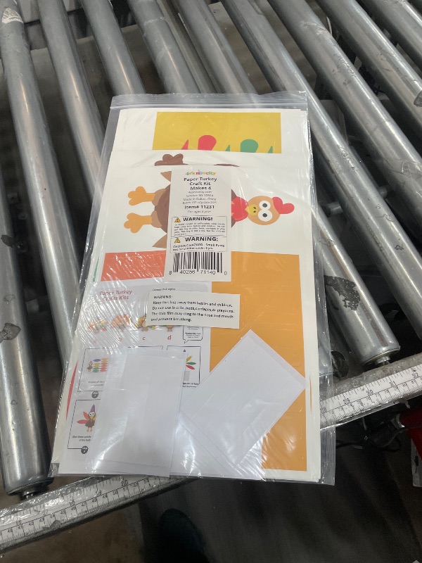 Photo 1 of 4E's Novelty Turkey Craft Kit, 4 Pcs Thanksgiving Crafts Kits for Kids, Thankful Turkey Activity Turkeys Arts and Crafts Friends Giving Kids Craft