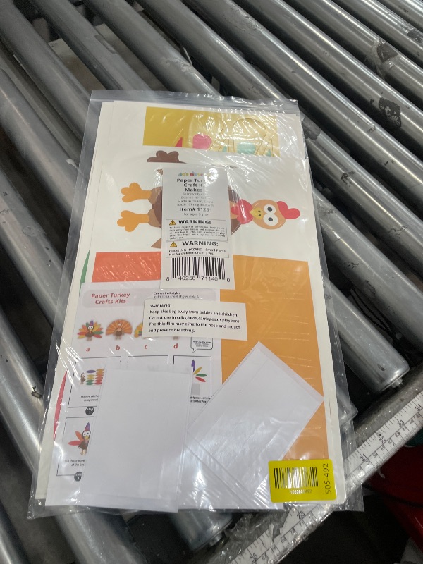 Photo 1 of 4E's Novelty Turkey Craft Kit, 4 Pcs Thanksgiving Crafts Kits for Kids, Thankful Turkey Activity Turkeys Arts and Crafts Friends Giving Kids Craft
